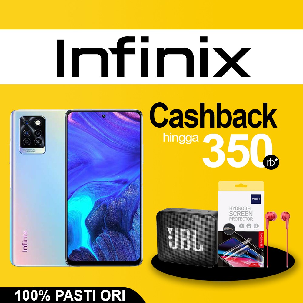 Infinix Note 10 4/64 GB 6/128 GB Garansi Resmi 6 GB 128 GB 4 GB 64 GB