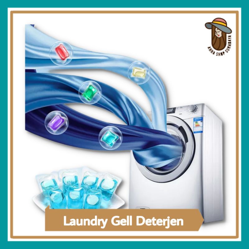 Laundry Gel detergent Ball / SABUN cuci baju antiseptik /Aroma Terapi untuk Mesin Cuci