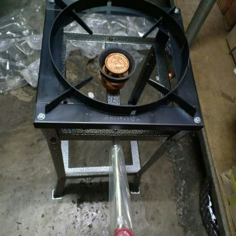 KOMPOR GAS BUTTERFLY 768 PLUS RANGKA 34X70 DAN SELANG REGULATOR HP NIS DOUBLE LOCK
