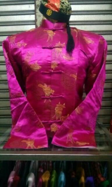 Cheongsam pria lengan panjang