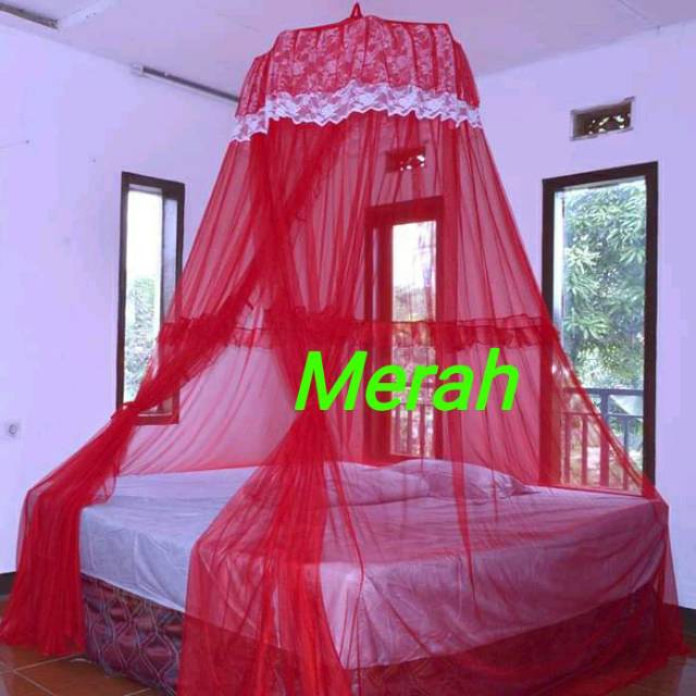 KELAMBU GANTUNG JODHA MERAH