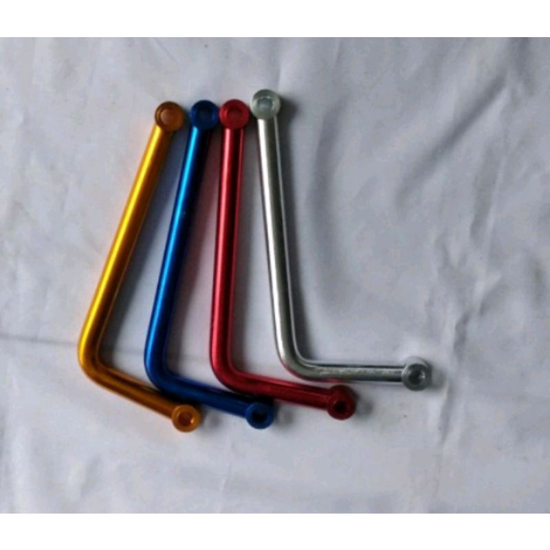 Braket bracket breket knalpot L Ninja rr/r/ss,pangkon knalpot L universal Cnc