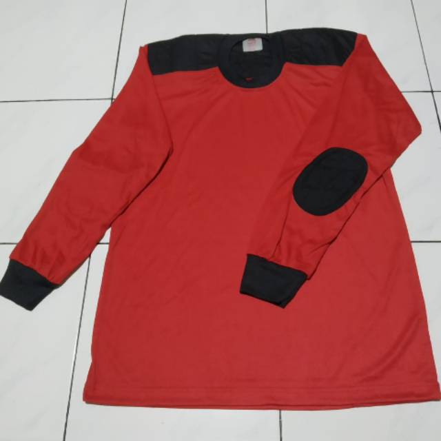 mg Kaos Polos lengan Panjang kempol lapangan Merah PMI, PMR, PMII Termurah