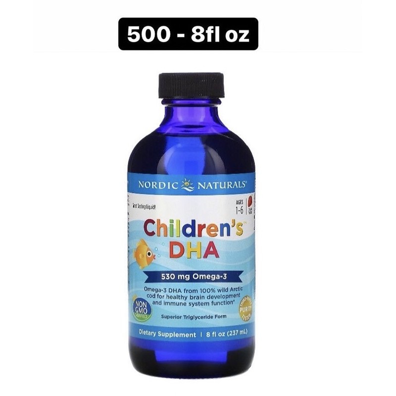 Nordic naturals - Children’s DHA, Ages 1-6, 530mg, 8 fl oz (237ml)