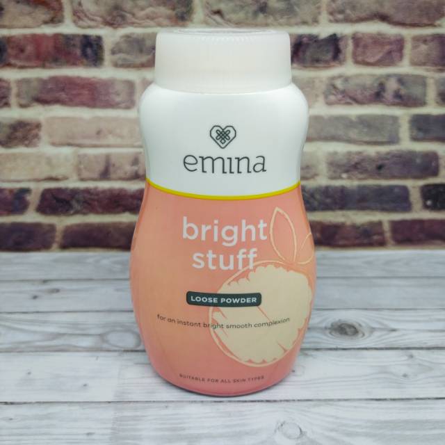 Original Emina Bright Stuff Loose Powder Bedak Tabur 55 Gr Shopee Indonesia