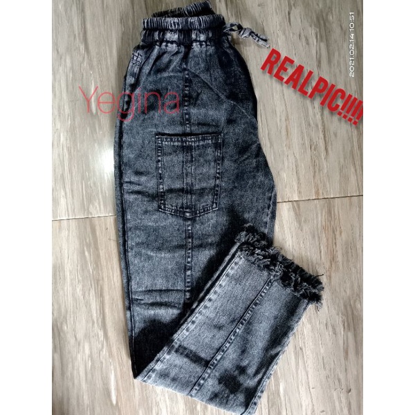 BAGGY RAWIS JEANS BOYFRIEND(BB 40-110KG) STANDAR JUMBO//BOYFRIEND JEANS//BAGGY JEANS