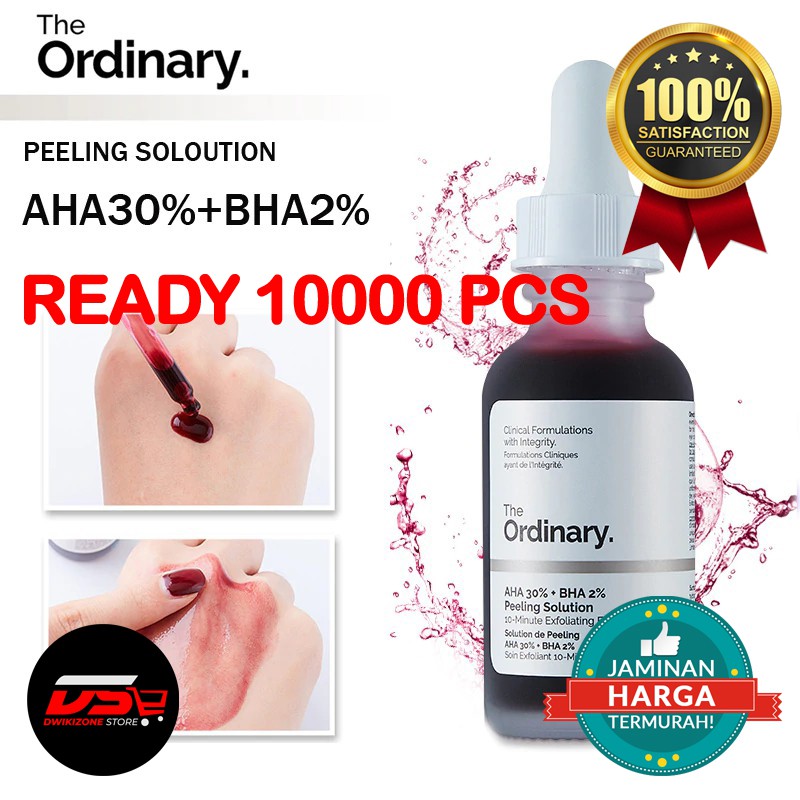 [DZS] THE ORDINARY 30ML AHA 30% + BHA 2% PEELING SOLUTION ORIGINAL CANADA ORI