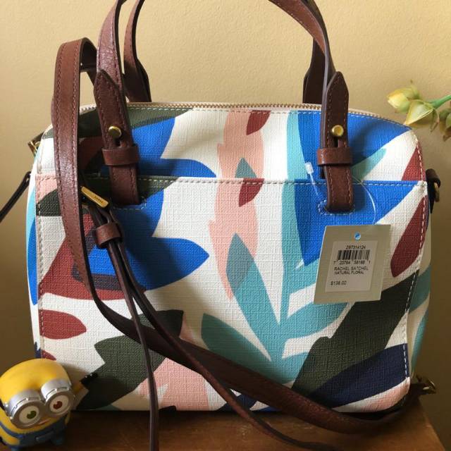Fossil Rachel Satchel Floral Original