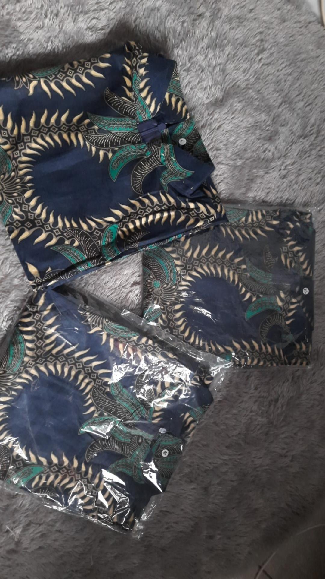Cod - Tunik Batik Wanita Seragaman M L Xl Xxl Jumbo