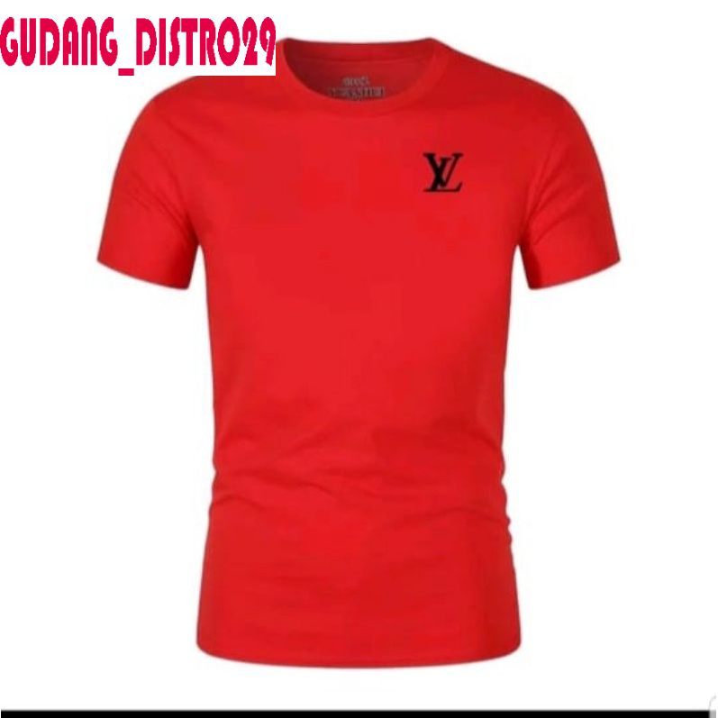 Kaos DISTRO Cowok Cewek/Logo Ysl/Bahan Adem