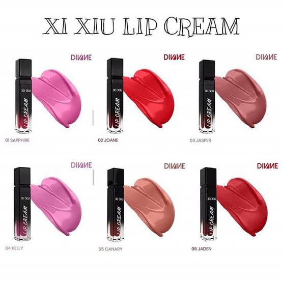 (BISA COD) Xi Xiu Divine Lip Cream Nude Series