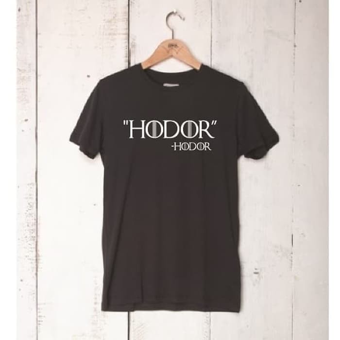 KAOS COMBED 30S GAME OF THRONES HODOR BAJU TSHIRT