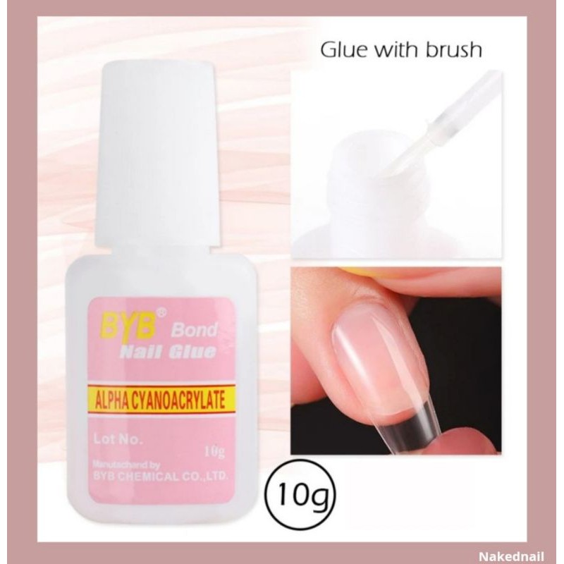 LEM KUKU BYB / YDD nail art 10g lem kuku palsu nail glue nail art nailart