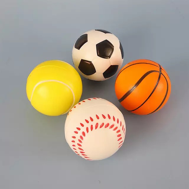 MOMBABY1 1 set isi sudah 4 pcs Mainan Bola karet pencet anak / stress ball