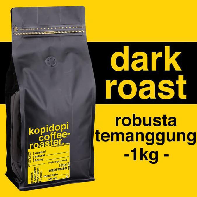 

Kopi Robusta Temanggung Dark Roast 1 Kg 1Kg Promo