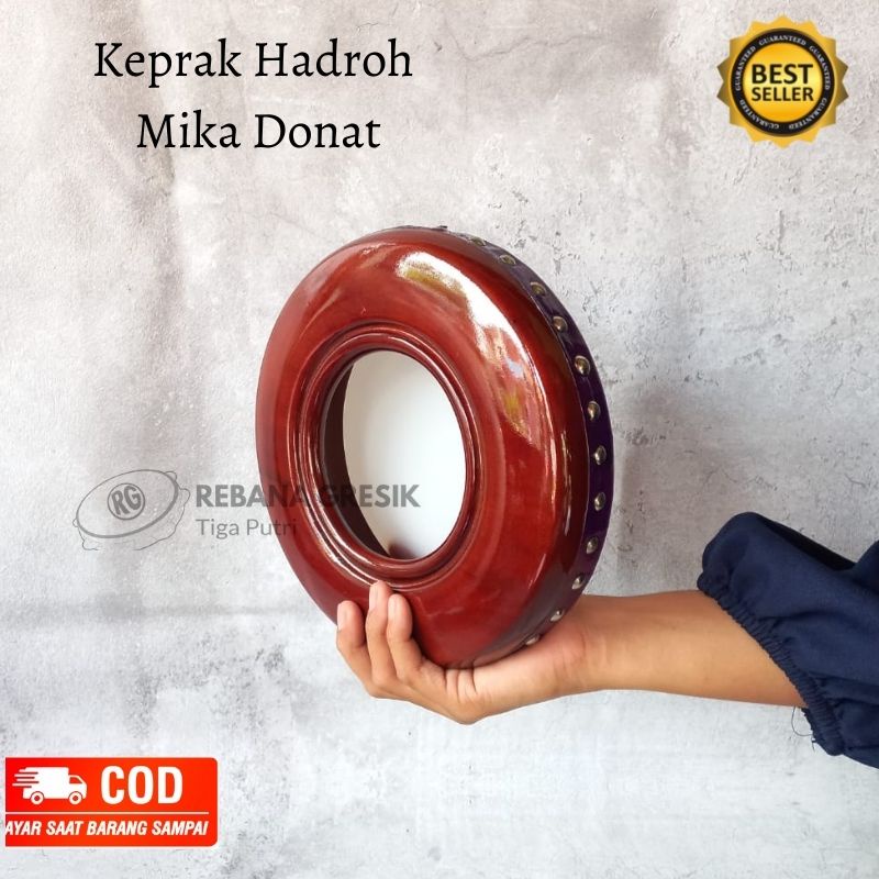 Keprak Rebana hadroh mika ukuran 22 cm terbangan banjari