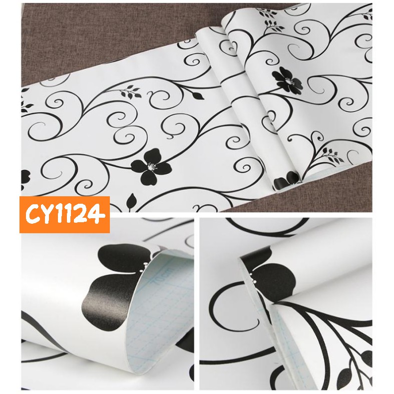 Wallpaper dinding wallpaper stiker Wallpaper Motif Cy 45Cmx9m Wallpaper / Wallpaper