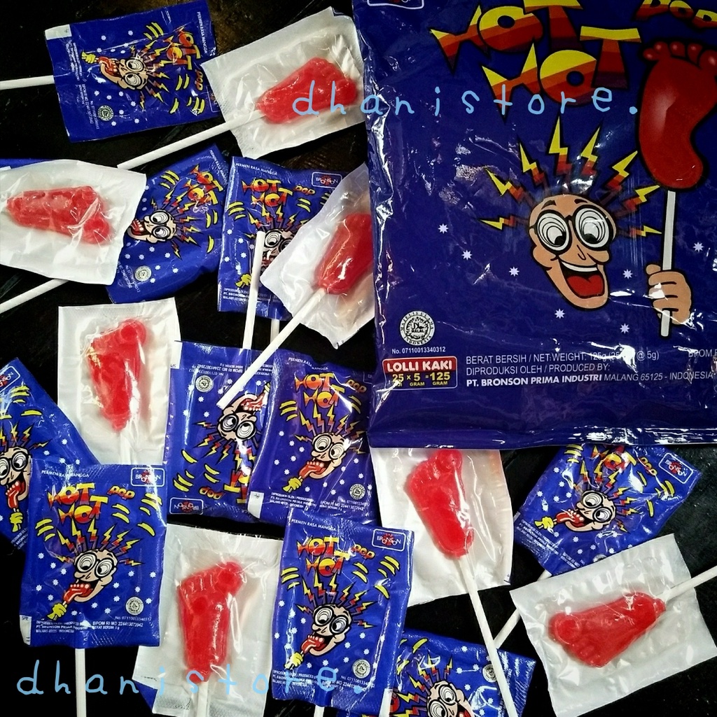 HOT HOT POP (1pcs) Permen Kaki (ECER)