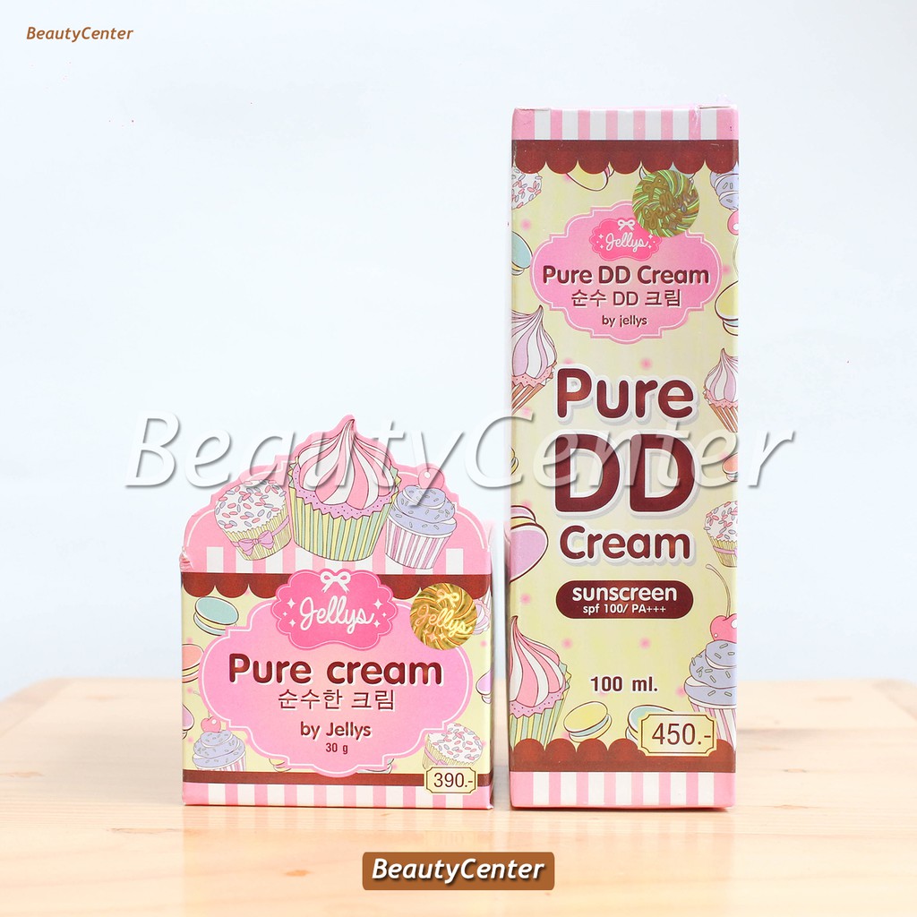 [CREAM+DD CREAM] Paket CREAM+DD CREAM Jellys Pure Thailand