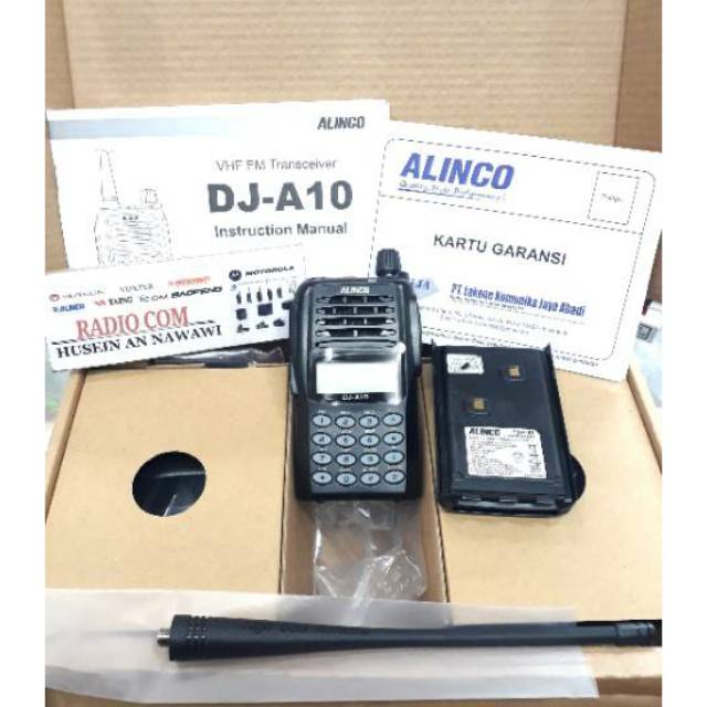 JUAL HT ALINCO DJ A10 VHF MURAH / HT ALINCO SINGLEBAND VHF ALINCO DJ A10 ORIGINAL