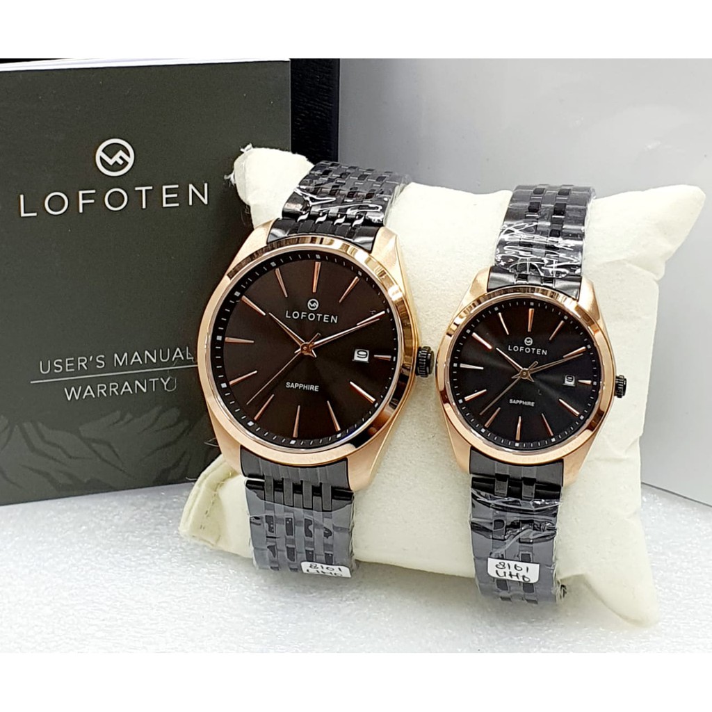 Lofoten 8101 Sapphire - Jam Tangan Couple Murah - Full Stainless - Waterresist - Original