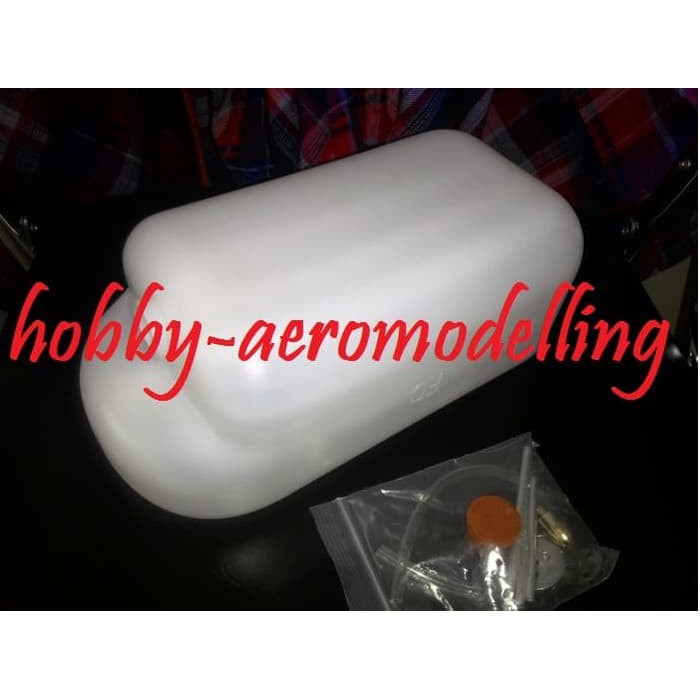 Fueltank Fuel Tank 750cc Tanki bensin 132mm x 65mm x 82mm RC pesawat / RC Boat Gasoline Tengki RC
