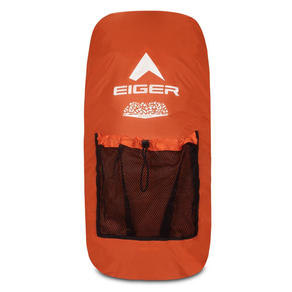 EIGER RAIN COVER + WASTE POCKET (45L-55L)