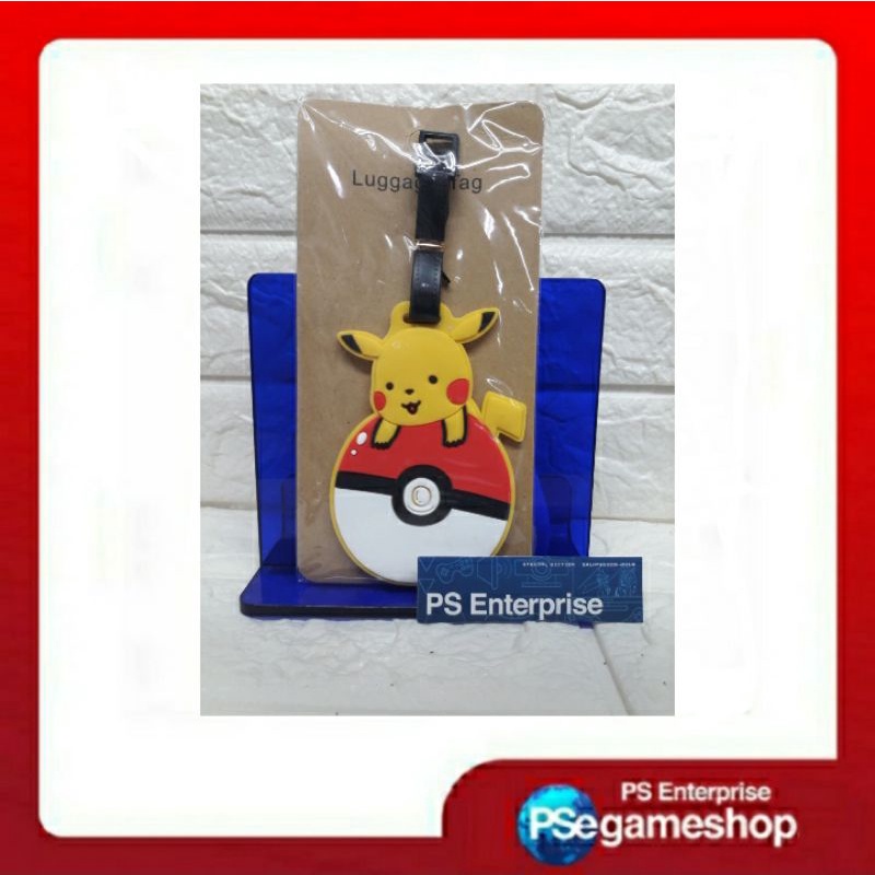 Pokemon Pikhacu + Pokeball Luggage Tag