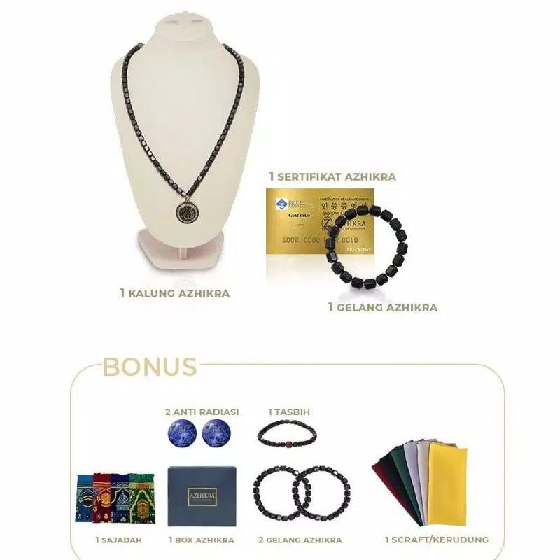 Bisa cod Azhikra Kalung Kesehatan Gwisamunsok Kalung Terapi Azhikra ORIGINAL Banyak Bonus