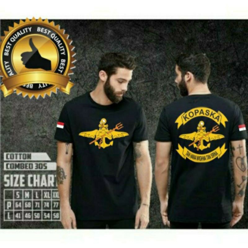 kaos kopaska / baju kopaska terbaru
