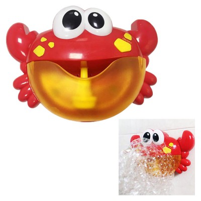 New Cute Crab Bubble Machine Children Bathing Toy Berkualitas Import