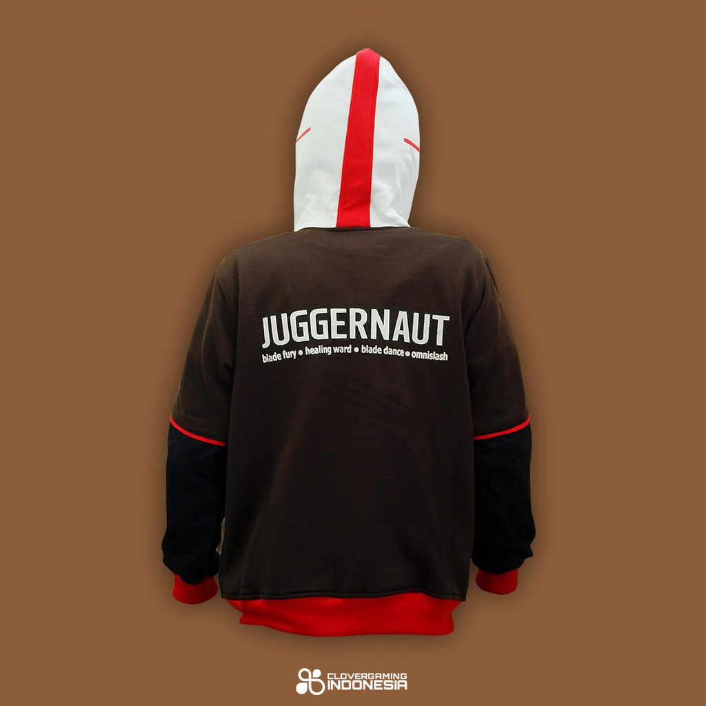 Hoodie Juggernaut Hitam || Heroes Dota2 Dota Gamer Anime Navi