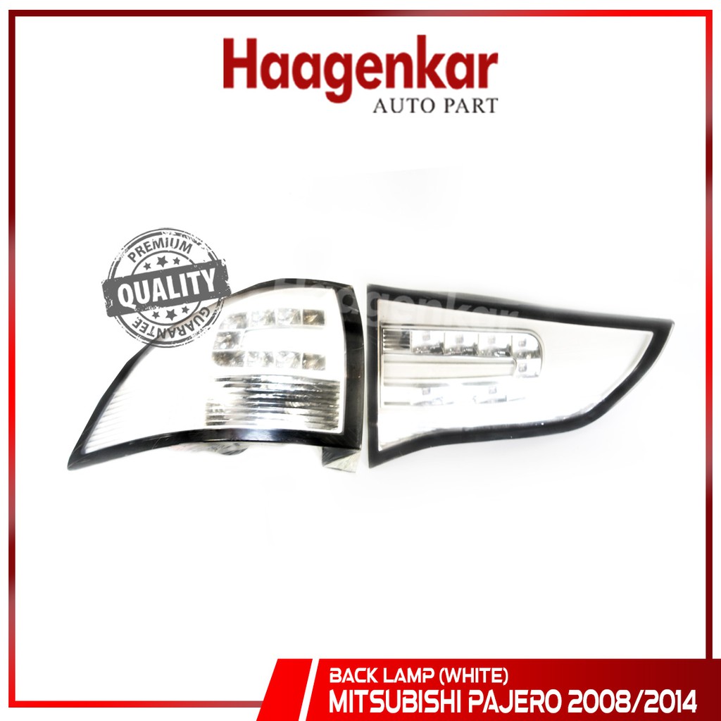 Lampu Belakang / Stoplamp Mitsubishi Pajero 2008-2014 Variasi Putih (1set @4pcs) VLM 0003