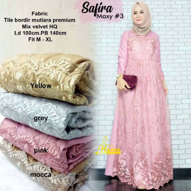 SAFIRA MAXY / ADA JUMBO / 100% SUPER CANTIK / BISA SERAGAM