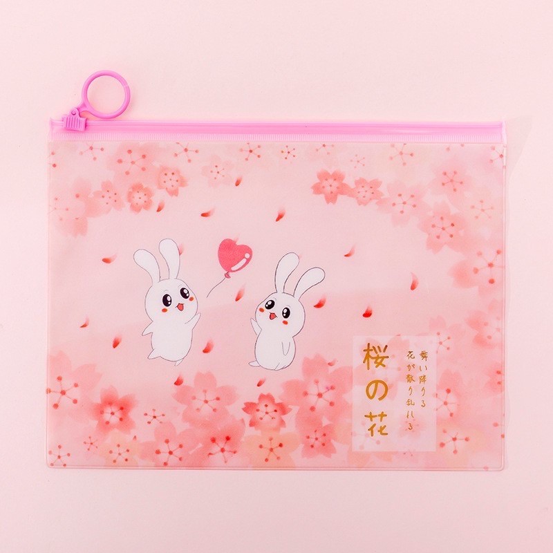 kotak pensil unicorn pink panther lucu-Kelinci Case