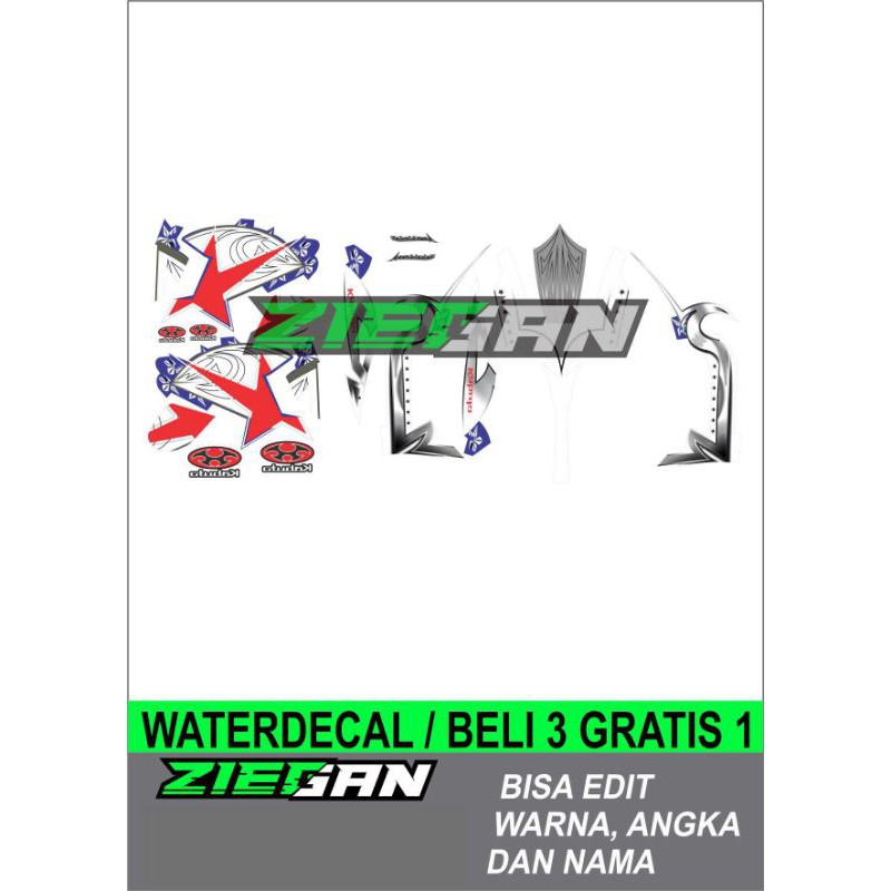 watetdecal helm motif kabuto stillo