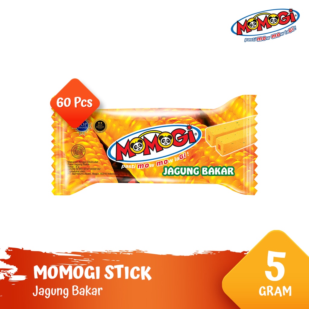 

Momogi Bundle 3 Stick Jagung Bakar 5gr (60 Pcs)