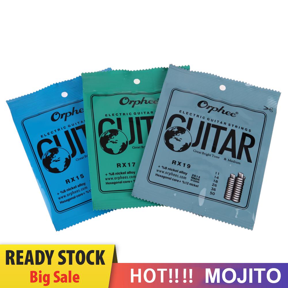 MOJITO Orphee-RX Series Nickel Plated Steel Guitar Strings for Electric Guitars