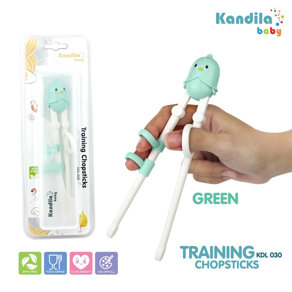 Kandila Baby KDL030 - Training Chopsticks With Case - Sumpit anak