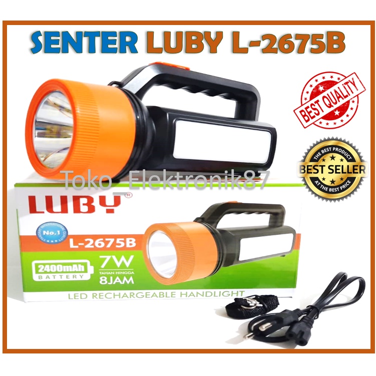 Senter Luby L 2675B Lampu Emergency