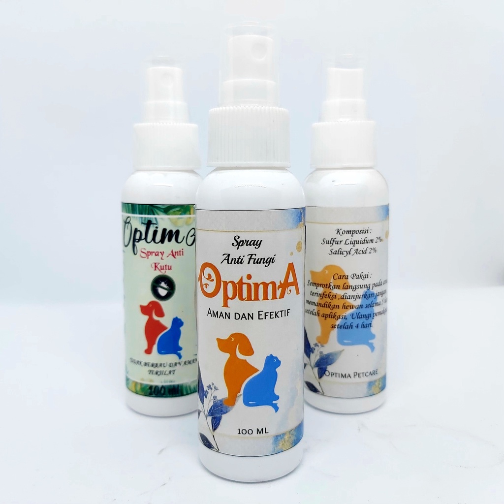 OPTIMA Spray Anti Fungi Jamur Kucing Anjing 100ml