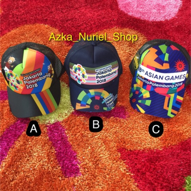 TOPI Trucker Jaring ASIAN GAMES 2018 - TOPI ASEAN GAMES