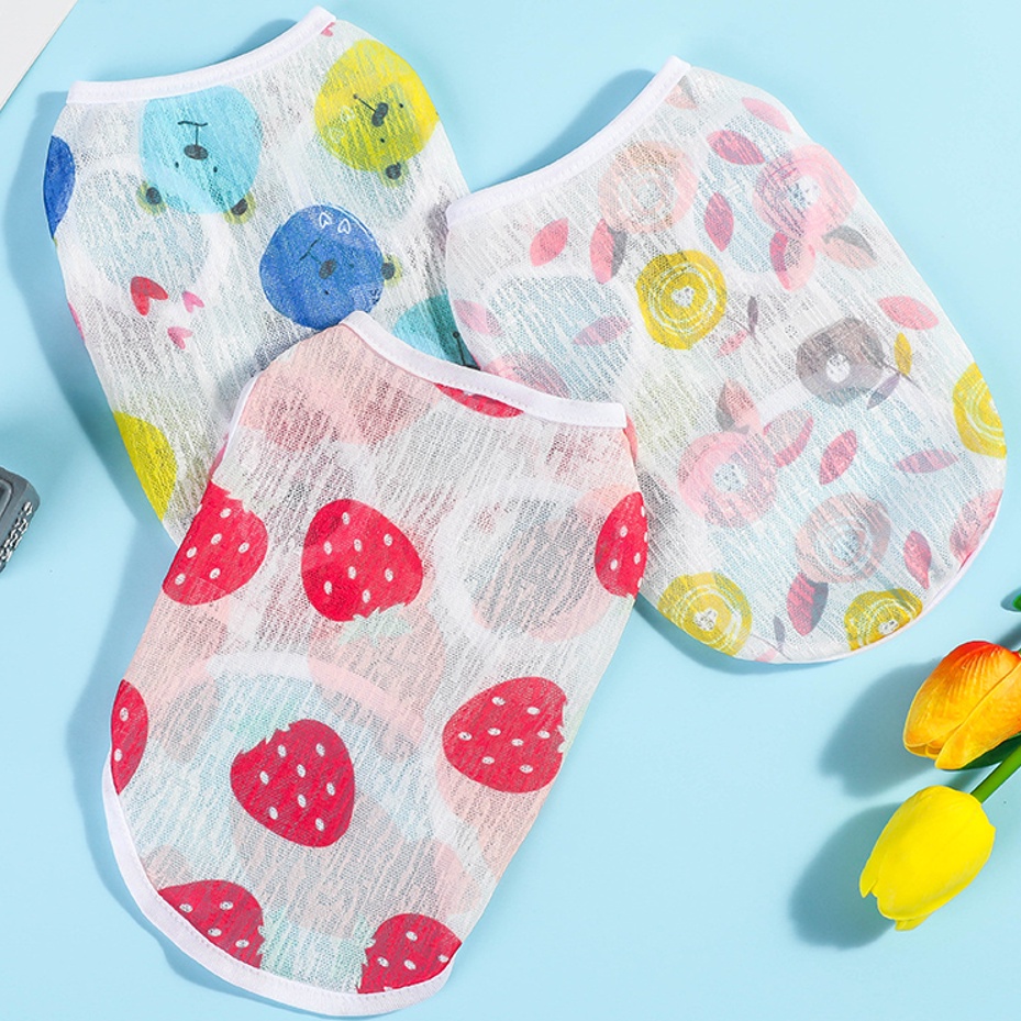 Rompi Anjing / Kucing Ukuran Kecil / Medium Breathable Untuk Musim Semi / Panas