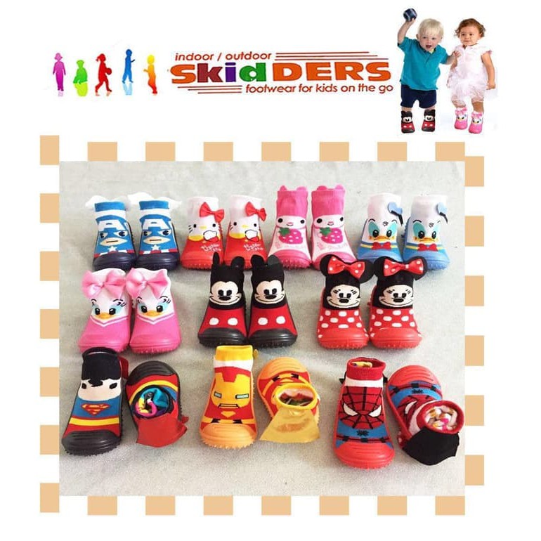 SKIDDERS / SEPATU BAYI ANTI SLIP / SKIDDER ANAK / SKIDDER Baby Shoes