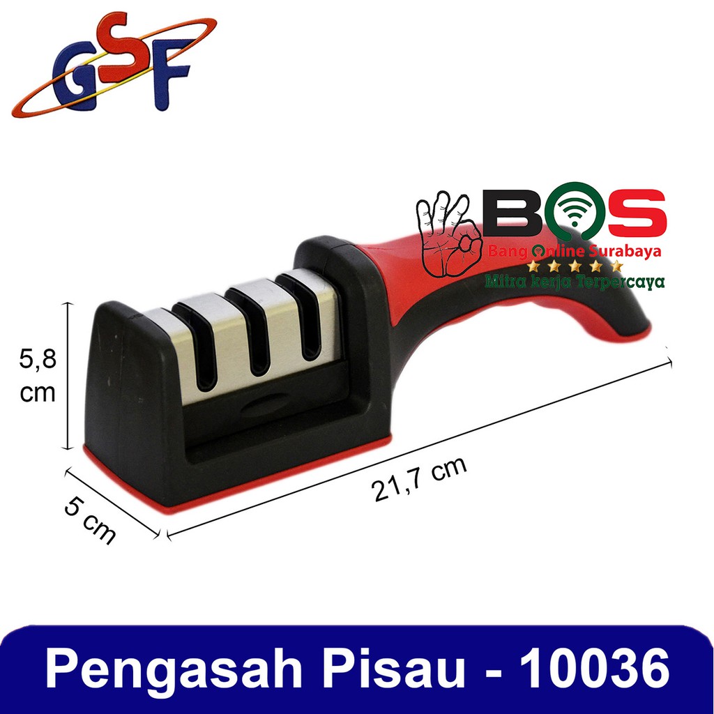 Alat Pengasah Alat Asahan Pisau Gunting Dapur GSF-10036 Knife Sharpener