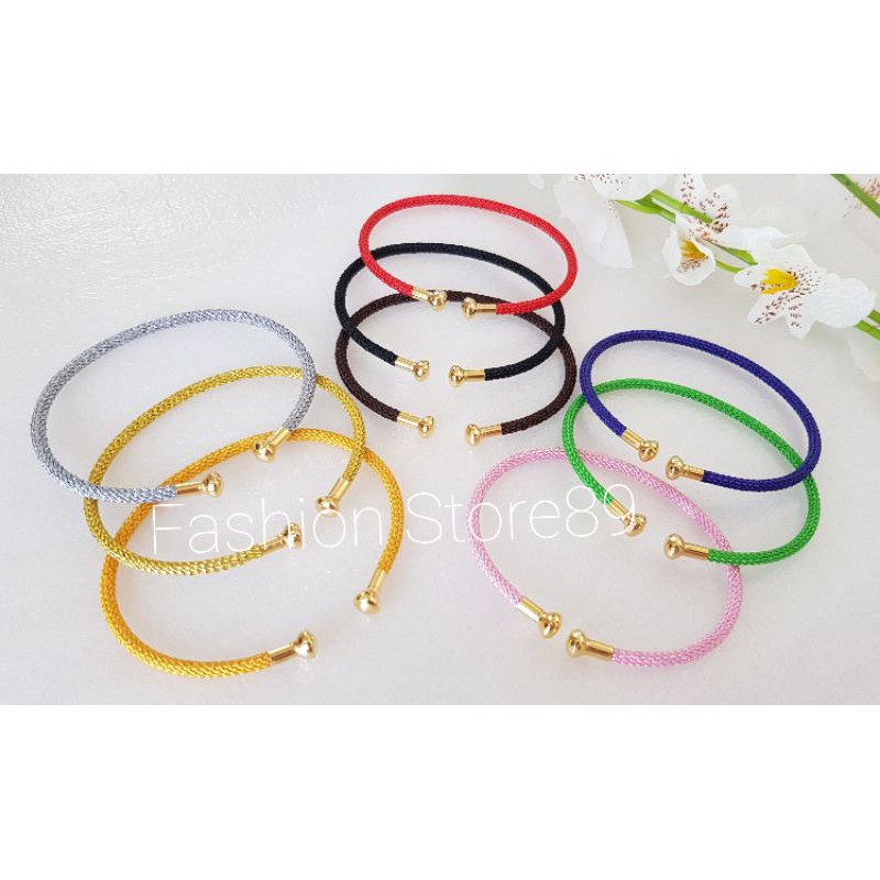 Gelang Kawat Import Elastis gelang bangle kawat import free size