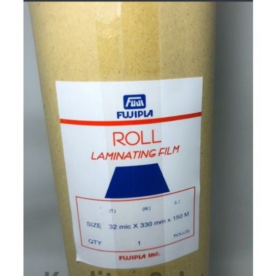 

PLASTIK LAMINATING ROLL MERK FUJIPLA BIRU / LAMINATING ROLL FUJI GLOSSY