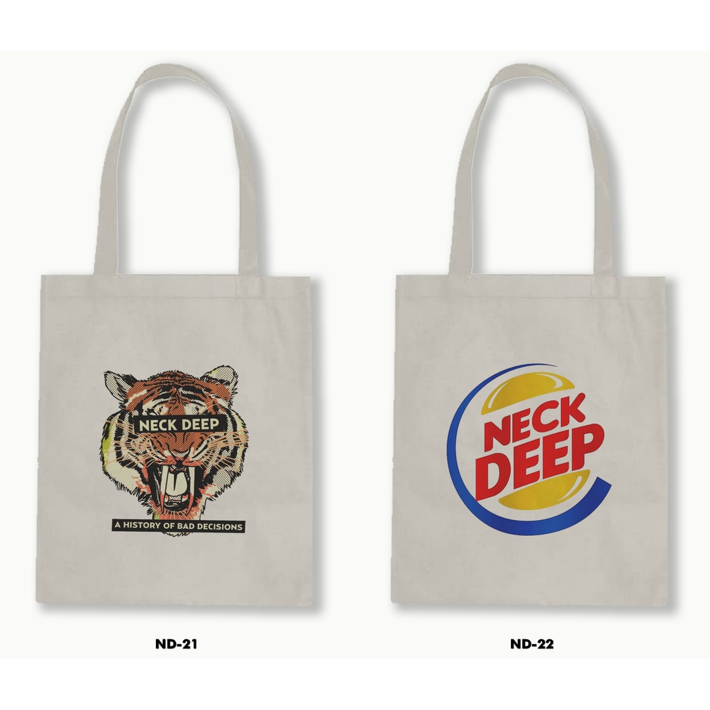 TOTE BAG RESLETING - NECK DEEP 02