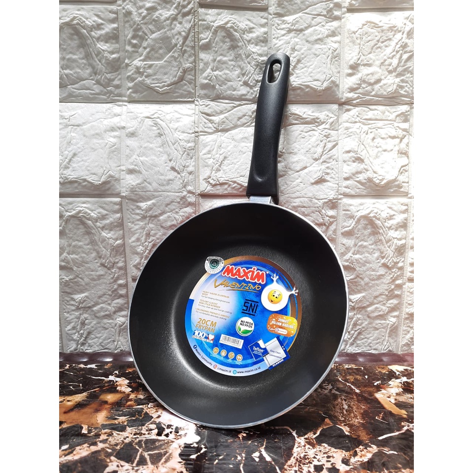 Maxim Valentino 20cm Teflon Fry Pan Anti Lengket