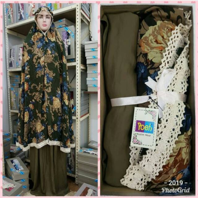 Mukena silky poeti...